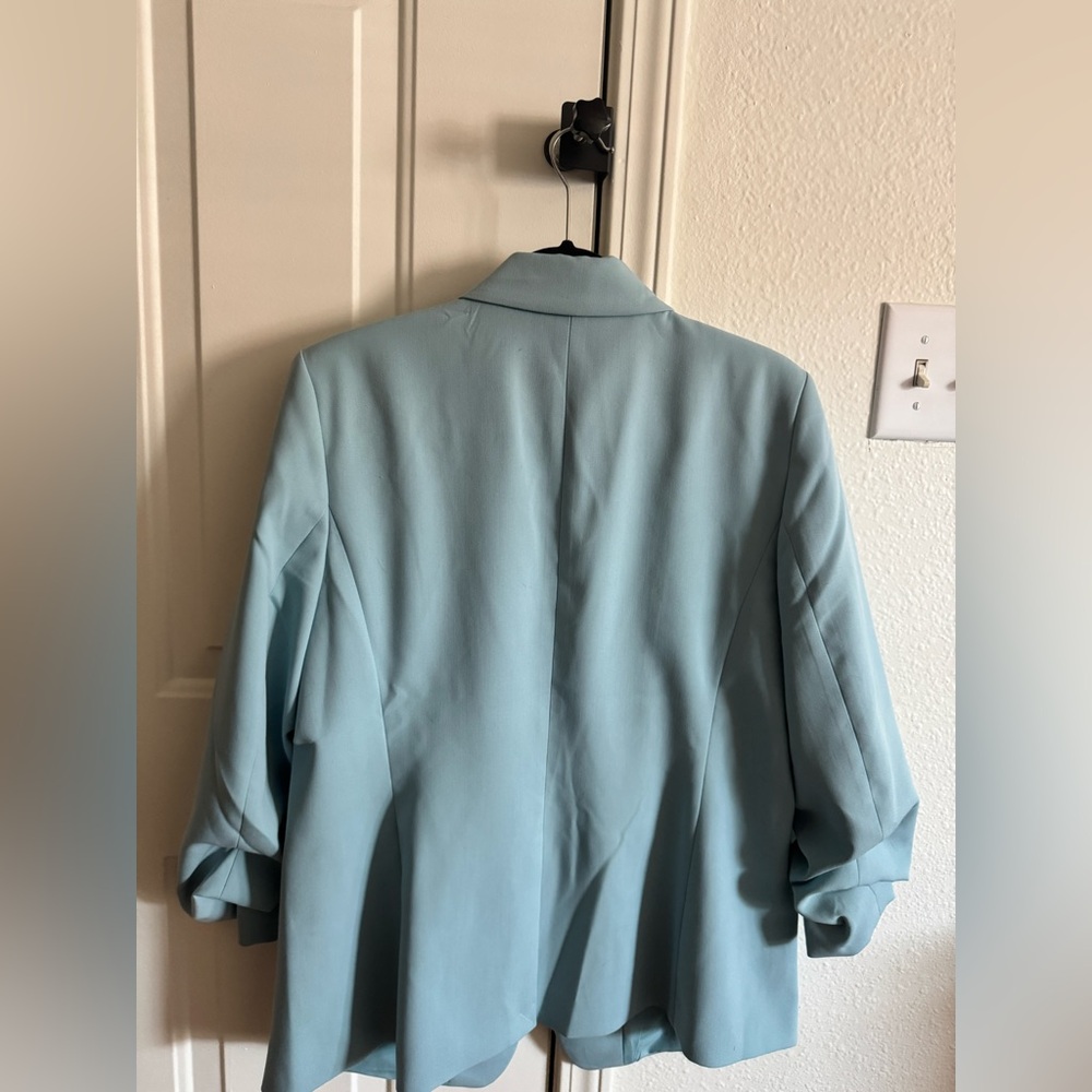 NWT Ann Taylor Sky Blue Coat | Size 14 - Picture 2 of 5